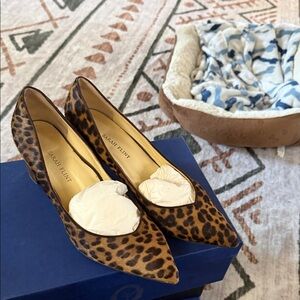Sarah Flint Leopard-Print Pointed-Toe Pumps - Brown/Black